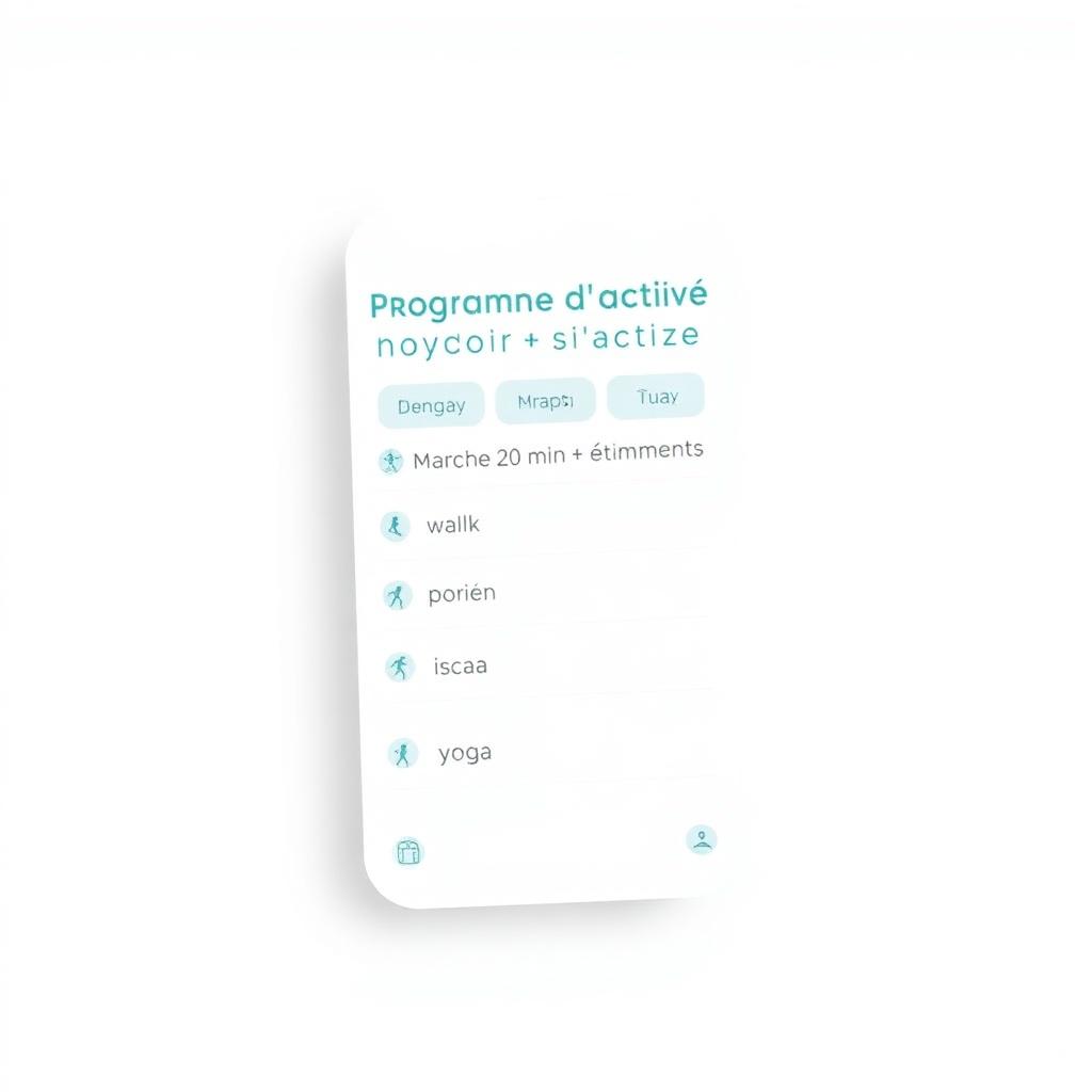 Aperçu d'un programme d'activité physique